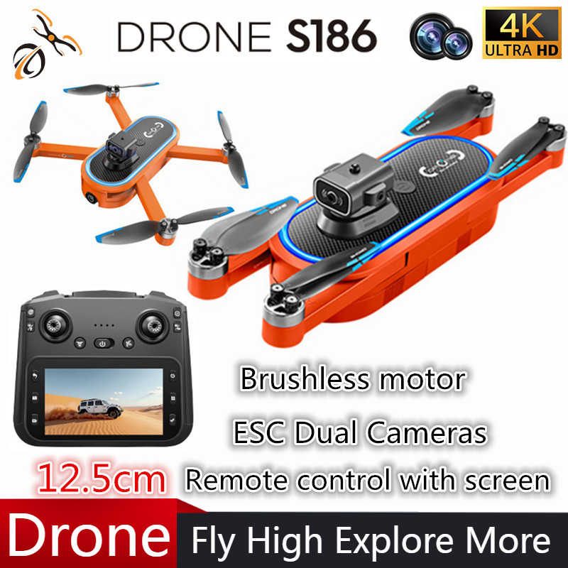 Drone Battery Charger - Dron 2025 S186 Profesjonalny 4K HD