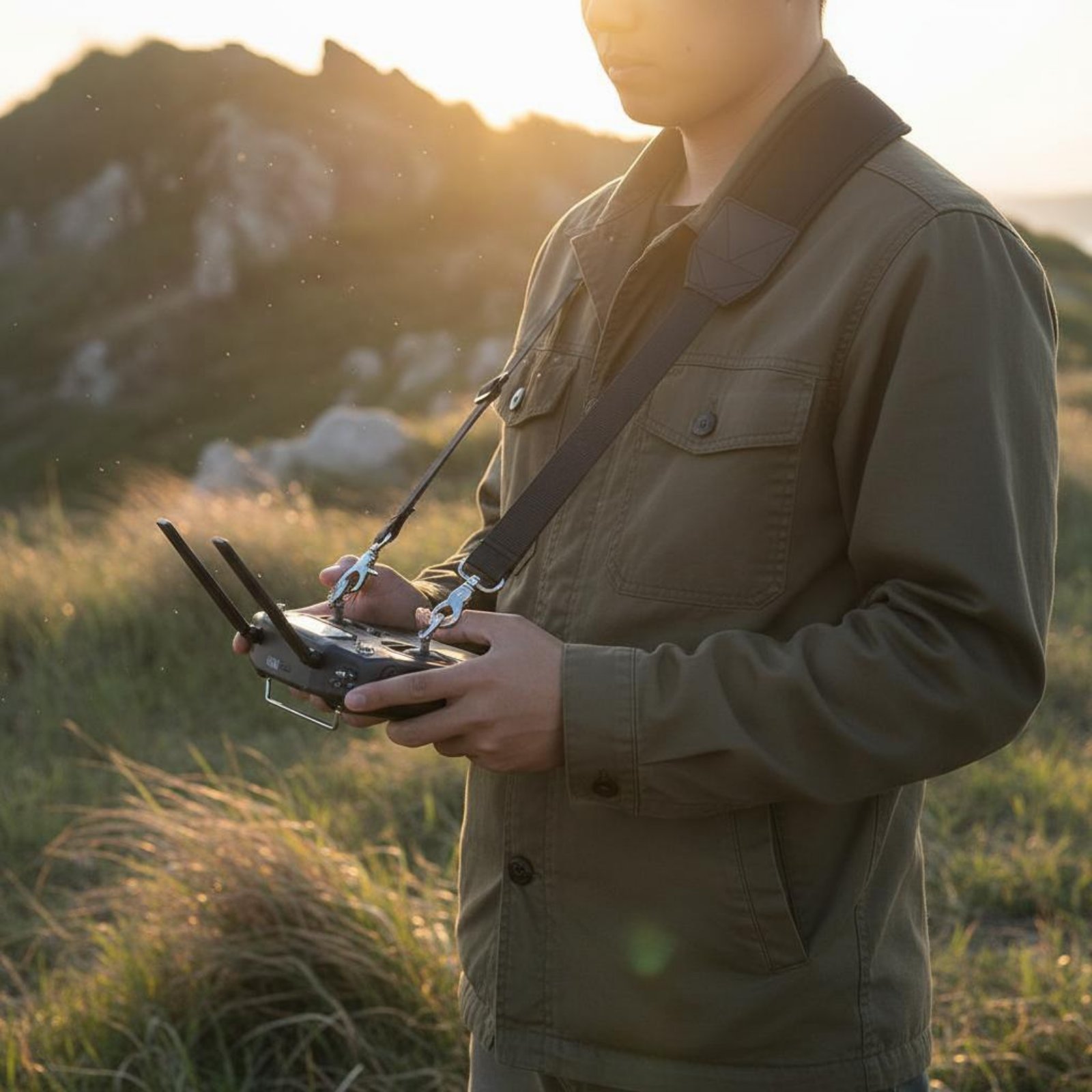 Drone Remote Controller Lanyard - Pasek do transmisyjnika drona, szybki montaż,