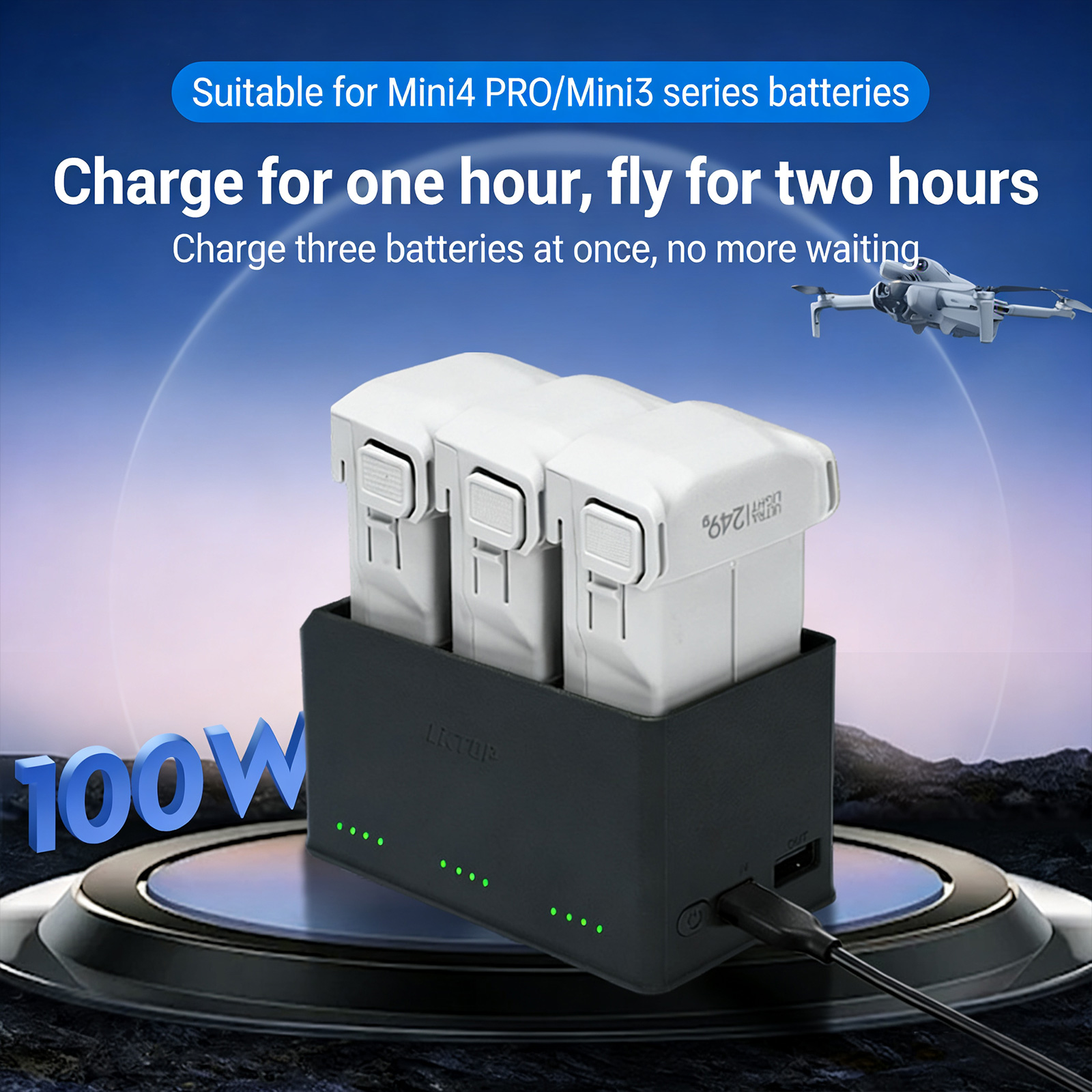 Menedżer ładowania baterii dla – Drone Charging Hub recenzja i cena